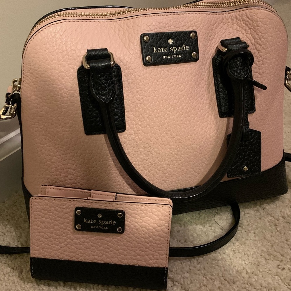 Kate Spade bag with wallet and care cards